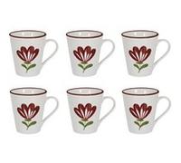 Lot de 6 Mugs "Edith" 30cl Multicolore Multicolore