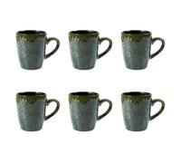Lot de 6 Mugs ""Elia"" 30cl Vert
