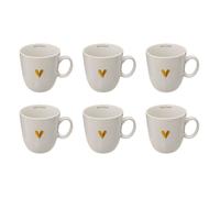 Lot de 6 Mugs en Céramique ""The Floral"" 30 lanc
