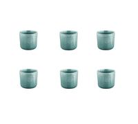 Lot de 6 mugs en grès bleu 20cl Björn