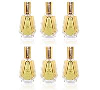 Lot De 6 Musc Parfum DALAL AL REHAB 50ml Eau de Parfum Unisexe Parfum Arabe Homme Oud Femme Attar Oriental Halal NOTES : Caramel, Vanille, Sucré, Agrume