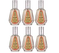 Lot De 6 Musc Parfum DIANA Shams Al Shamoos 50ml Eau de Parfum Unisexe Parfum Arabe Homme Oud Femme Attar Oriental Halal NOTES: Oud, Rose de Taëf, Encens, Musc, Bois de Santal et D'épices Rares