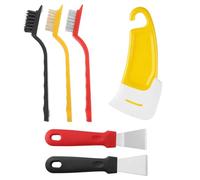 Lot de 6 nettoyeurs de four, racloirs de four, nettoyeurs de plaques de cuisson, kit de nettoyage de four, pour le nettoyage de cuisines, micro-ondes, fours et cuisinières
