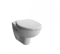 lot de 6 Normus WC suspendu + Abattant avec frein de chute, Blanc (6855-003-6290-GVP06)