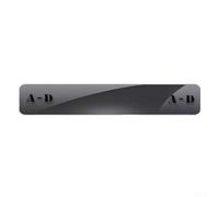 Lot de 6 organiseurs d'album en acrylique triez efficacement votre collection de musique avec onglets alphabet (CD horizontal)