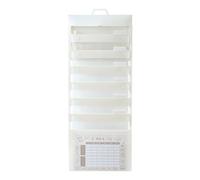 Lot de 6 organiseurs de documents muraux de poche avec gain de place - Organiseur portable