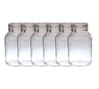 Lot de 6 - Original Bormioli Fido 3,0 l Top Bocal de conservation en verre