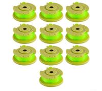 Lot de 6 ou 10 bobines de fil de rechange pour débroussailleuse sans fil, construction en nylon, conception facile à charger, entretien de la pelouse - 2 mm x 335 cm