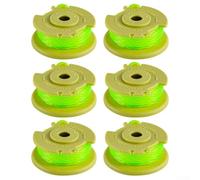 Lot de 6 ou 10 bobines de fil de rechange pour débroussailleuse sans fil, construction en nylon, conception facile à charger, entretien de la pelouse - 2 mm x 335 cm