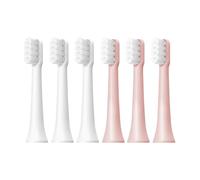 Lot de 6 ou 12 têtes de brosse de rechange, compatibles avec les brosses à dents électriques MIJIA T100 et Mes603, aspirateur intégré, poils souples DuPont, embouts adaptés.(T100-WH3 PK3)