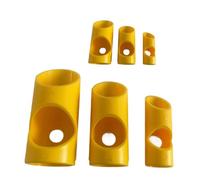 Lot de 6 outils de coupe d'isolation de tuyaux CVC de 15 à 53 mm avec marqueurs de profondeur pour applications industrielles - Ensemble d'outils de coupe de tubes en mousse ABS