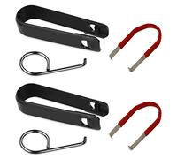 Lot de 6 outils de retrait de cache-boulons de roue - Outil de retrait de cache-écrous et écrous pour voiture