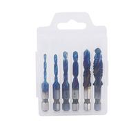 Lot de 6 outils de ruban composite hexagonaux multi-usages, design ergonomique, adapté pour la fabrication de meubles et l'amélioration de la maison, outil à tige hexagonale résistante