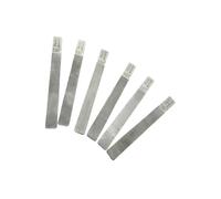 Lot de 6 outils d'ébavurage des bords - Ustensiles de façonnage, ensemble unique d'accessoires pour la gestion des frettes, composant de pansement d'extrémité de frette avec action lisse, outil de