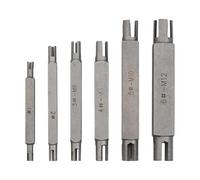 Lot de 6 outils d'extraction de robinet pour filetage métrique, tête hexagonale, design en alliage d'acier pour des résultats constants de retrait du robinet