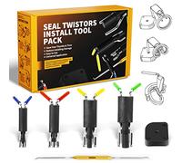 Lot de 6 outils d'installation de joint hydraulique, kit de réparation de piston de cylindre hydraulique, kit d'outils d'installation de joint de tige en U super résistant