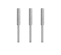 Lot de 6 outils rotatifs d'affûteuse de tronçonneuse cylindrique avec tige de 4,0 mm/4,8 mm/5,5 mm pour le polissage du métal, compatible avec les aiguiseurs de scie électriques