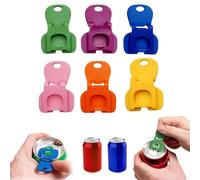 Lot De 6 Ouvre-BoîTe Pour Soda, Ouvre Canette Soda Et Protecteur De Couvercle De Boisson, Joint éTanche, Ouvre Boite Facile à Tirer Pour Canettes BièRe, Soda, Ouvre-BoîTes En Plastique Coloré.
