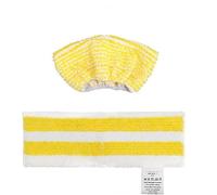 Lot de 6 Pads Microfibre pour Kärcher EasyFix SC 2 SC 3 SC 4 SC 5-3 Pads pour Embout Sol + 3 pour Embout Main - Tissus de Nettoyage Haute Densité