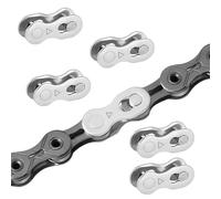 Lot de 6 paires d'antivol pour chaîne de vélo 6/7/8 vitesses - Compatible avec Shimano et autres chaînes à 6/7/8 vitesses, maillons de chaîne de vélo en aide au montage traité thermiquement pour une