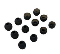 Lot de 6 paires de capuchons de rechange compatibles avec EarFun Air Pro 4 embouts en silicone souple (noir)