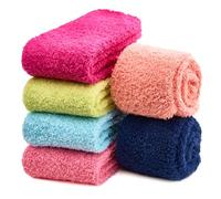 Lot de 6 paires de chaussettes douillettes pour femme - Chaussettes d'hiver chaudes et moelleuses - En peluche - Chaussettes de lit douillettes, 6 paires - Mix 2, 35-42