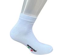 Lot de 6 paires de chaussettes fantômes pour homme, femme, en pur coton, fil d'Écosse, 100 % élastique, fabriqué en Italie, Baskets blanches, 40-46