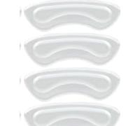 Lot de 6 paires de coussinets de talon en silicone pour homme et femme - Protection du talon - Autocollants - Coussinets de talon pour talons hauts - Doux et confortables - Empêche les bulles de