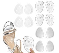 Lot de 6 paires de coussinets en silicone antidérapant pour l'avant-pied - Pour éviter les callosités - Réduit la douleur