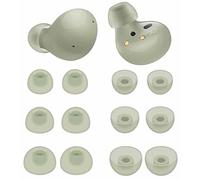 Lot de 6 Paires d'embouts en Silicone pour Galaxy Buds 2, S/M/L, 3 Tailles S/M/L, Embouts Flexibles en Caoutchouc Souple, compatibles avec Samsung Galaxy Buds 2/Galaxy Buds Plus - Vert Olive