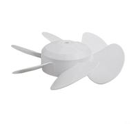 Lot de 6 pales de ventilateur d'échappement en caoutchouc pour hottes de ventilation de toit, circulation de l'air efficace et fonction silencieuse dans les applications de ventilation (20,3 cm)