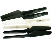 Lot De 6 Pales Noires Et Blanches Pour Drone Toy Lab Shuriken Blanc