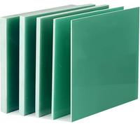 Lot de 6 panneaux isolants ultra-minces en fibre de verre FR4 et résine époxy Panneau en résine époxy(200 * 200 * 1.2mm)