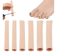Lot De 6 Pansements Tube Orteil S/M/L，Tubes Protection Orteils，Protection Orteils Pied Frottement, Tube Protege Orteil, Pansement Orteil, Protection Doigt De Pied, Pour Cors, Ampoules, Callosités