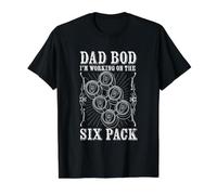 Lot de 6 Papas T-Shirt Graphique avec Valeur, Homme, Noir, XL