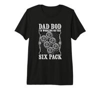 Lot de 6 Papas T-Shirt Haut de Gamme