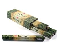 Lot de 6 paquets de bâtons d'encens Patchouli