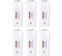 Lot de 6 paquets de fils dentaire ciré de la marque Johnson & Johnson Reach - 100 m