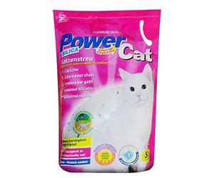 Lot de 6 paquets de litière pour chat Powercat - 5 l chacun soit 30 l au total - Power Cat Magic Silikat
