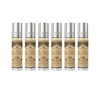 Parfum Al Rehab Attar Authentique Sans Alcool Halal 6 ml 100% Huile de Qualité Supérieure 6 ml x 6 PCS (Sultan Al Oud)