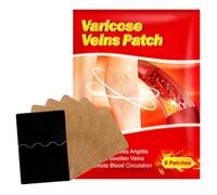 Lot de 6 patchs anti-gonflements des jambes - Autocollants naturels apaisants pour l'inconfort des pieds, soutien de la peau, pour femmes, hommes, personnes âgées, usage quotidien à la maison