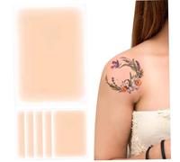 Lot de 6 patchs de protection imperméables et invisibles pour tatouage 9, 9 x 15 cm découpables pour maquillage style 1