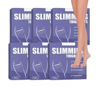 Lot de 6 patchs en cellulite pour jambes d'absinthe, ruban adhésif transparent invisible pour le corps, sculptant de belles jambes, contre la cellulite, bande de peau pour la peau flasque