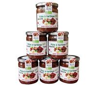 Lot de 6 Pâtes à tartiner Bio aux noisettes et cacao - 400g LUCIEN GEORGELIN