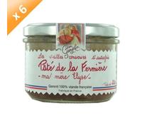 Lot de 6 Pâtés de la Fermière 220G - Lucien Georgelin