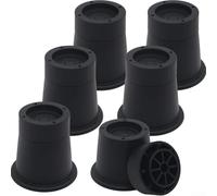 Lot de 6 patins de levage double couche pour tables lourdes, chaises et canapés Processus d'installation facile