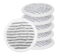 Lot de 6 patins de rechange pour balai vapeur Shark Mop S7000 S7000AMZ S7001 et S7001TGT tout en un - Patins en microfibre - Pour frotter et désinfecter