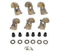 Lot de 6 pegs de tuning pour guitare en forme de croissant de lune en métal moulé 1:18 Ratio 3R3L pour Epiphone - Fonction de verrouillage - Mécaniques robustes pour accorder une guitare stable