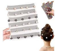 Lot de 6 peignes à cheveux faciles à frange et chignons, peigne de tri des cheveux pour chignons, dompter les frisottis, ranger les frange et vaincre le désordre avec facilité (style A)