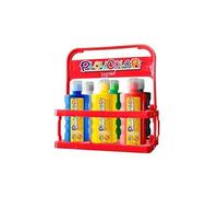 Détrempe Liquide Pour 6 Bouteilles De 500ml. Panier 6 Couleurs Playcolor